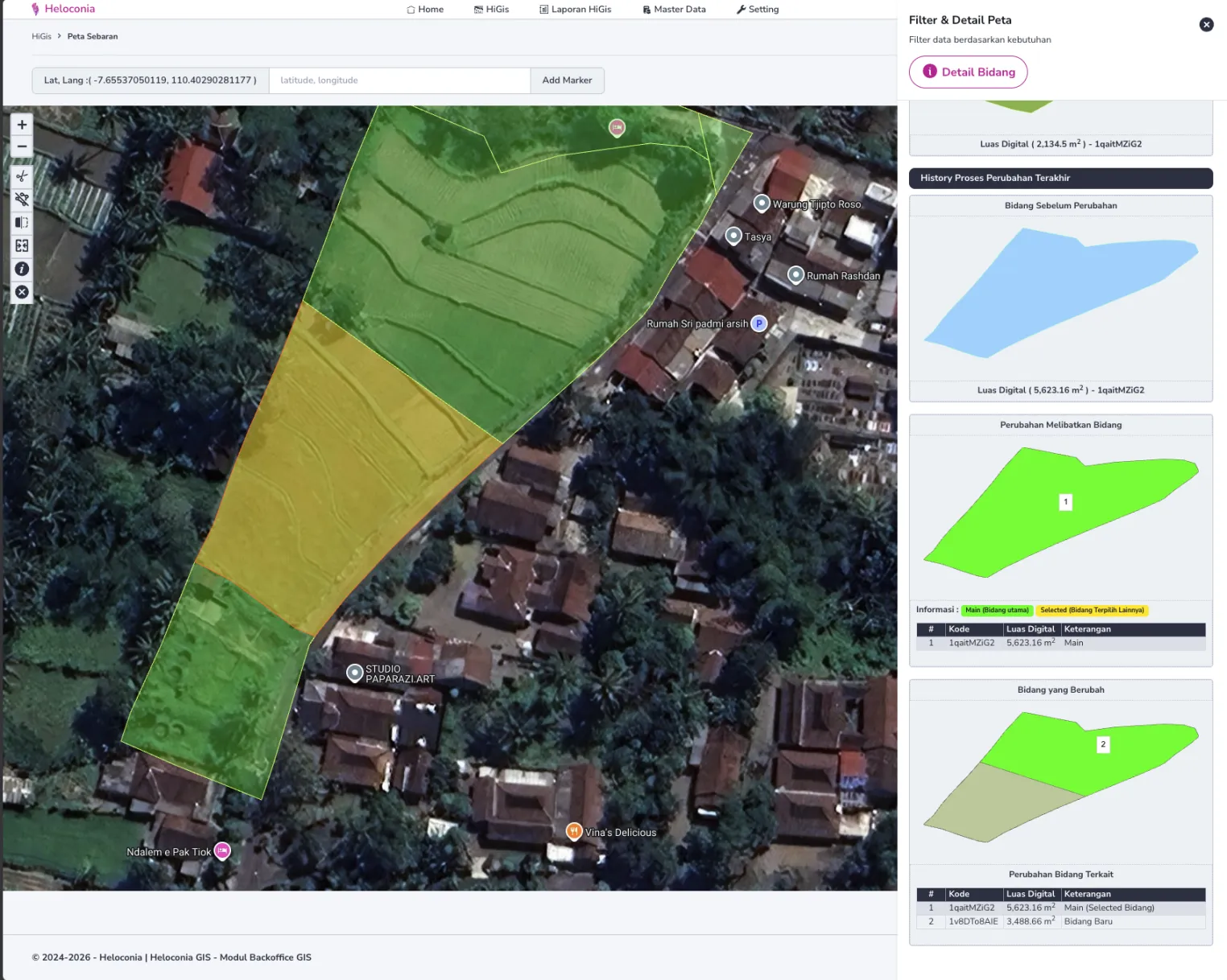 Tangkapan Layar - Hasil dan History Pemecahan